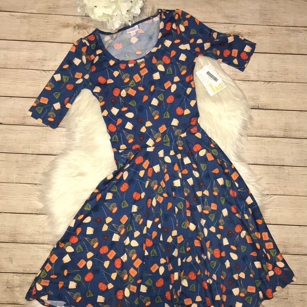 NEW Lularoe Nicole Floral Dress